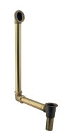 Brass Above Floor 18 in. Bath Waste Tubes, Less Trim - Unfinished