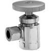 Angle Stop, 1/2" IPS Inlet - Round Handle