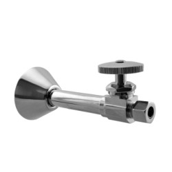 Straight Stop, Copper Sweat  - Round Handle