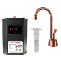 Develosah 9 in. Instant Hot and Cold Water Dispenser with HotMaster™ DigiHot Digital Tank