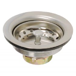 Post Style  Stainless Steel Basket Strainer