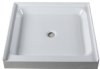 Shower Pan 36 x 36 3-Wall with Center Drain